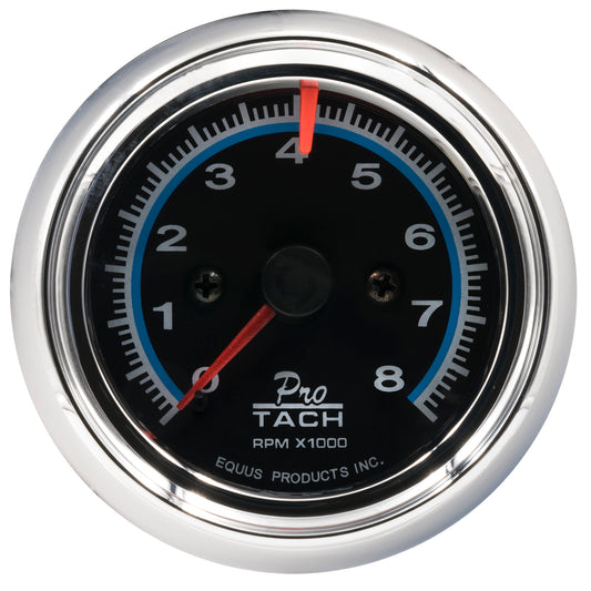 Equus 2-1/2 in. Mini Chrome Tachometer E6076