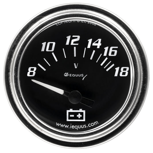 Equus 2 in. Chrome Voltmeter E7268