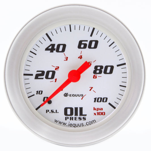 Equus 2 in. Mechanical Oil Pressure Gauge E8244