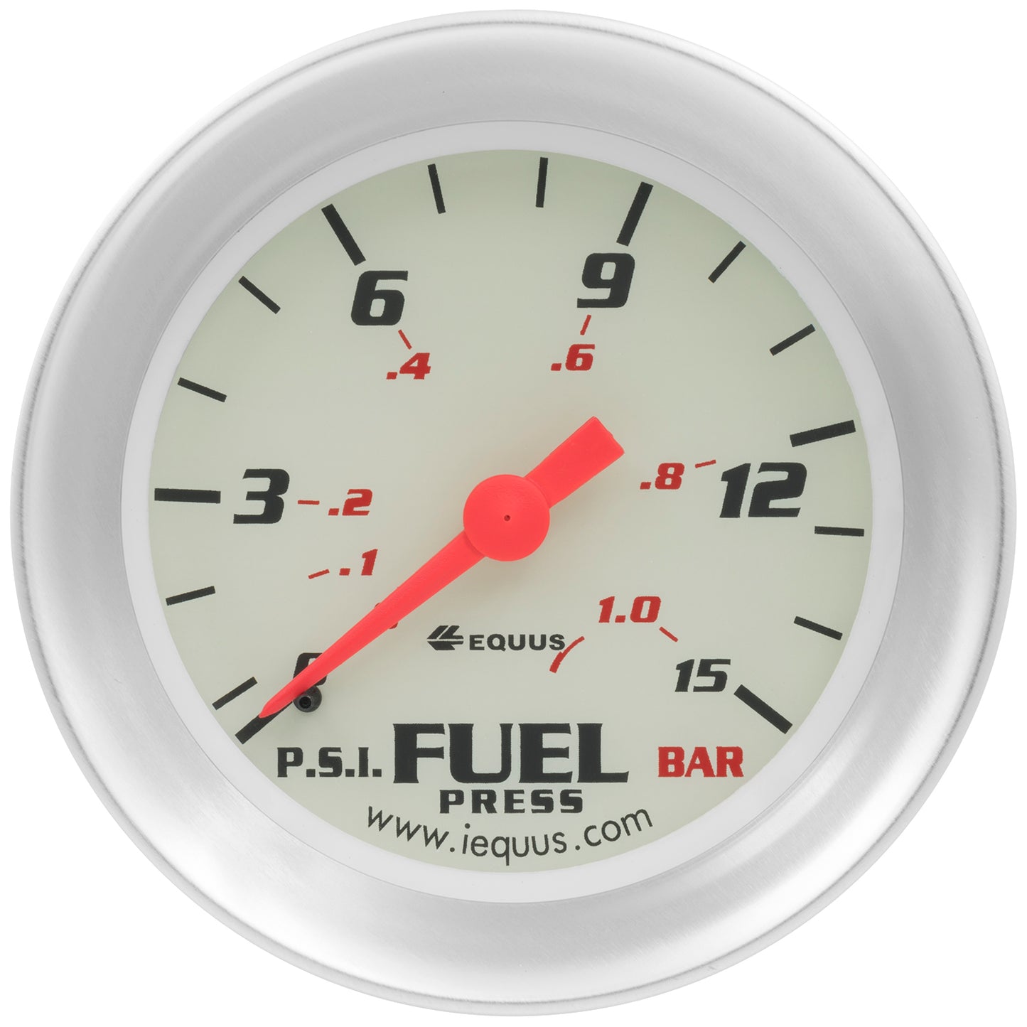 Equus 2 5/8 in. Mechanical Fuel Pressure Gauge E8434