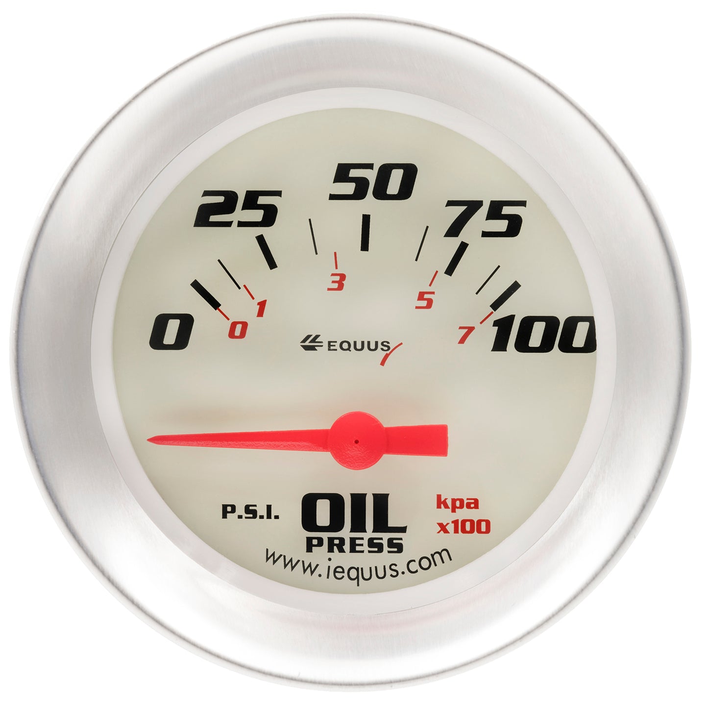 Equus 2-5/8 in. Electric Oil Pressure Gauge E8464