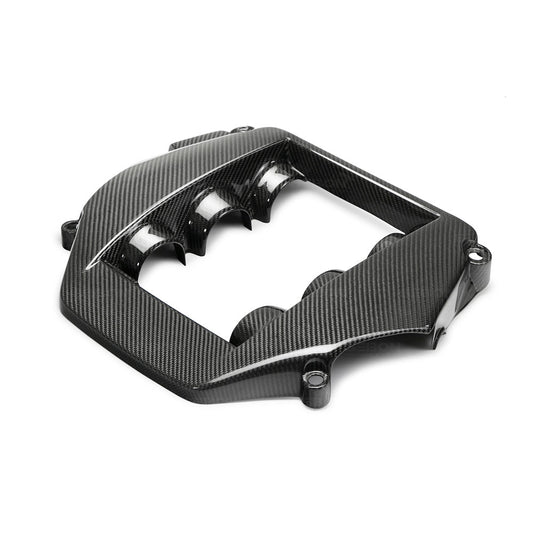 Seibon Carbon EC0910NSGTR OEM-style carbon fiber engine cover for 2009-2011 Nissan GTR