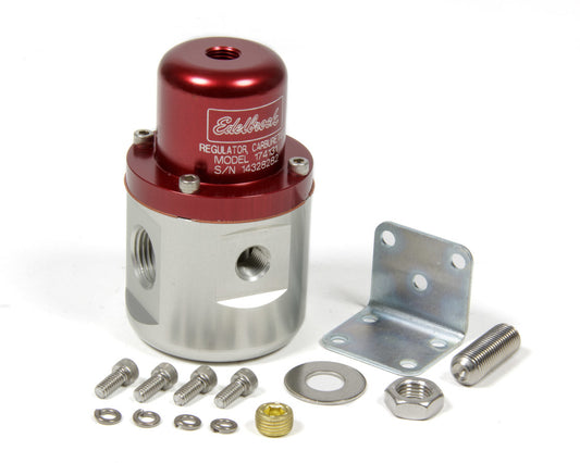 EDELBROCK Fuel Pressure Regulator Bypass Style 160GPH Red 174131