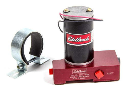 EDELBROCK Carb Electric Fuel Pump 120GPH @ 6.5psi Red 182051