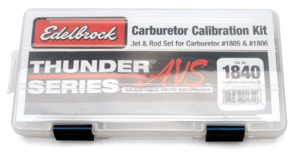 EDELBROCK Carb. Calibration Kit - Thunder Series AVS 1840