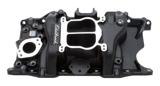 EDELBROCK SBM Performer Manifold - 318/360 - Black 21763