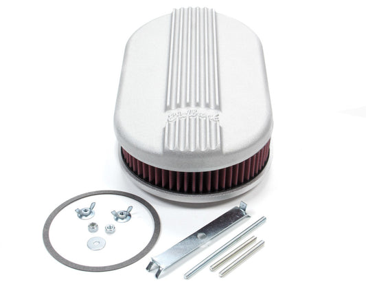 EDELBROCK Air Cleaner Kit Classic Finned Small Oval 41159