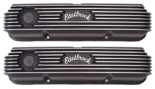 EDELBROCK Ford FE Classic Series V/C's - Black Finish 41623