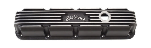 EDELBROCK SBM Classic Finned V/C's - Black 41773