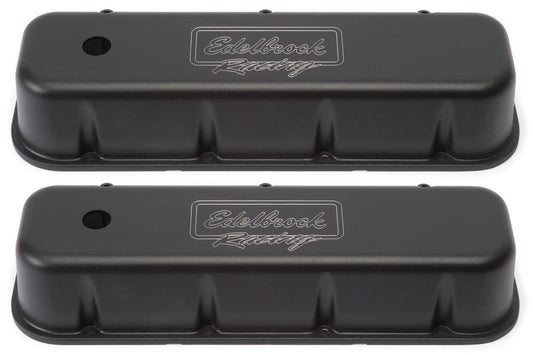 EDELBROCK BBC Victor Series V/C's - Tall- Black Finish 41803