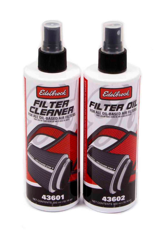EDELBROCK Air Filter Cleaning Kit Clear Oil 43600