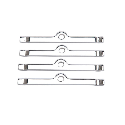 EDELBROCK Chrome V/C Hold-Down Tabs - 4pcs. 4404