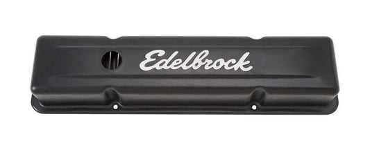 EDELBROCK SBC Signature Series V/C's - Black 4443