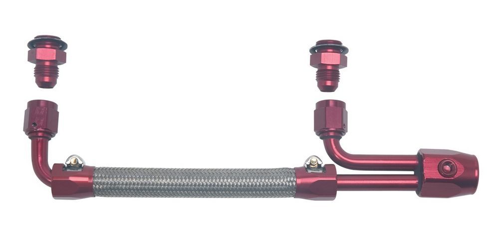 EDELBROCK Dual Quad Fuel Line Kit 8088