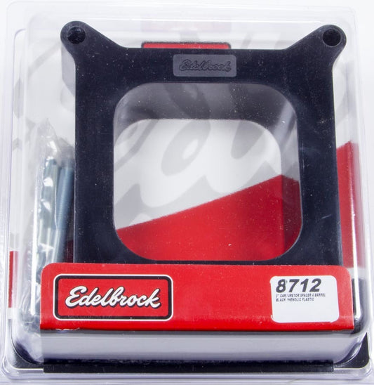 EDELBROCK Carburetor Spacer - 2in Open 8712