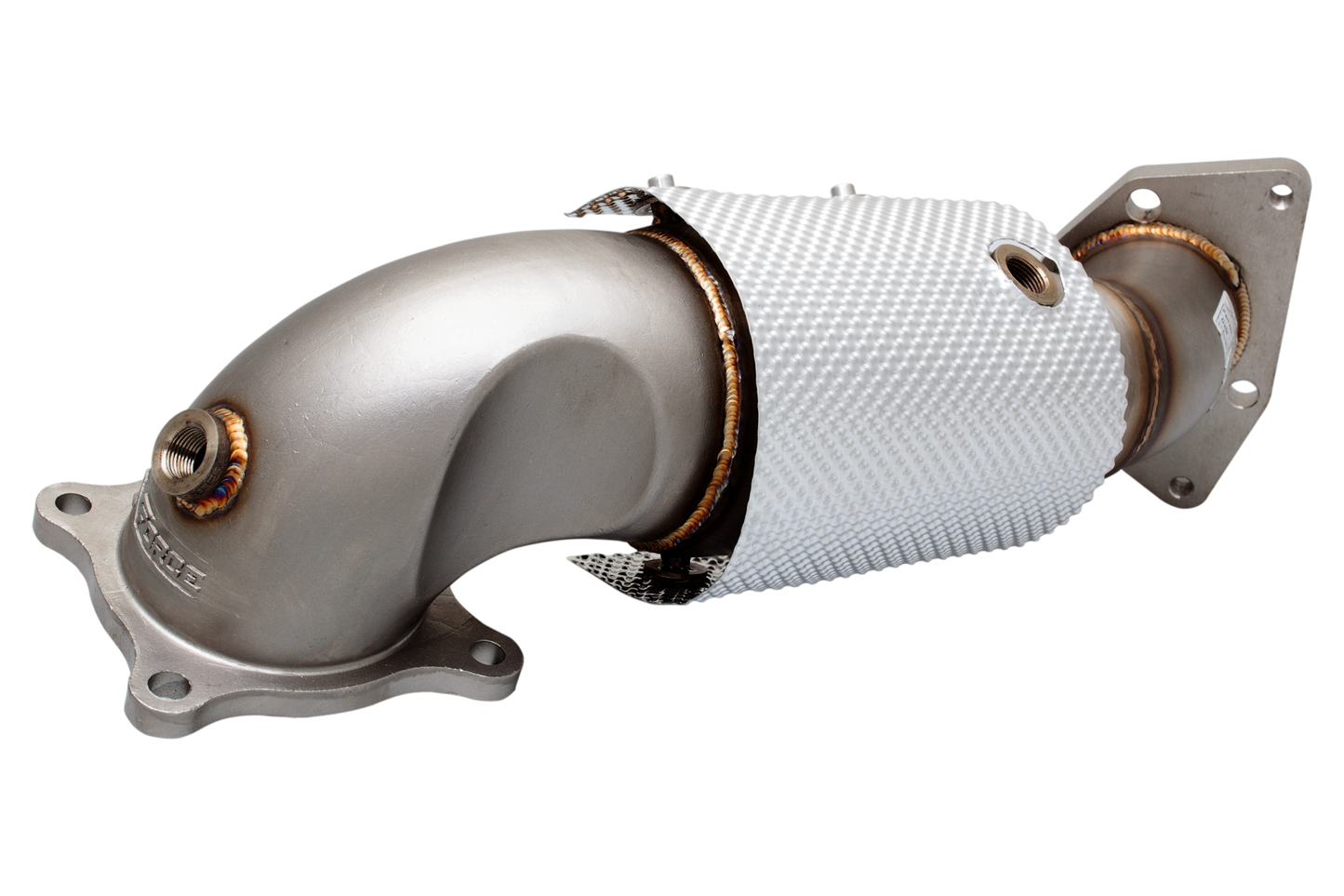 XFORCE Honda Civic FK8 Type R 304 3.5" Dump And Cat Kit; Exhaust Manifold Down Pipe ES-HCR17-KITB