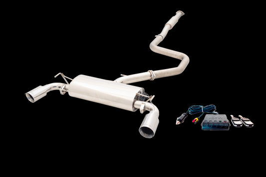 XFORCE Hyundai Veloster N/I30N 2018- Stainless Steel Cat-Back System With Varex Muffler Including Smartbox Controller; Exhaust System Kit ES-HY30N-VMKSB-CBS