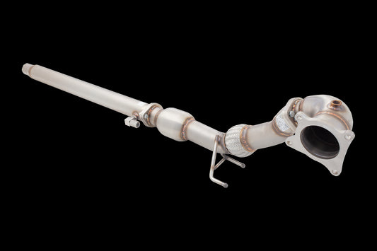 XFORCE VW Golf MKVI R 2008-2013(EU) 2009-2014(US) 3' Stainless Steel 3" Dump Pipe And High Flow Cat ; Exhaust Manifold Down Pipe ES-VW07-KITB