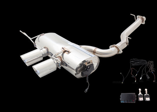 XFORCE VW Golf MKVI R 2008-2013(EU) 2009-2014(US) 3' Stainless Steel Cat Back System With Varex Rear Muffler; Exhaust System Kit ES-VW07-VMK-CBS