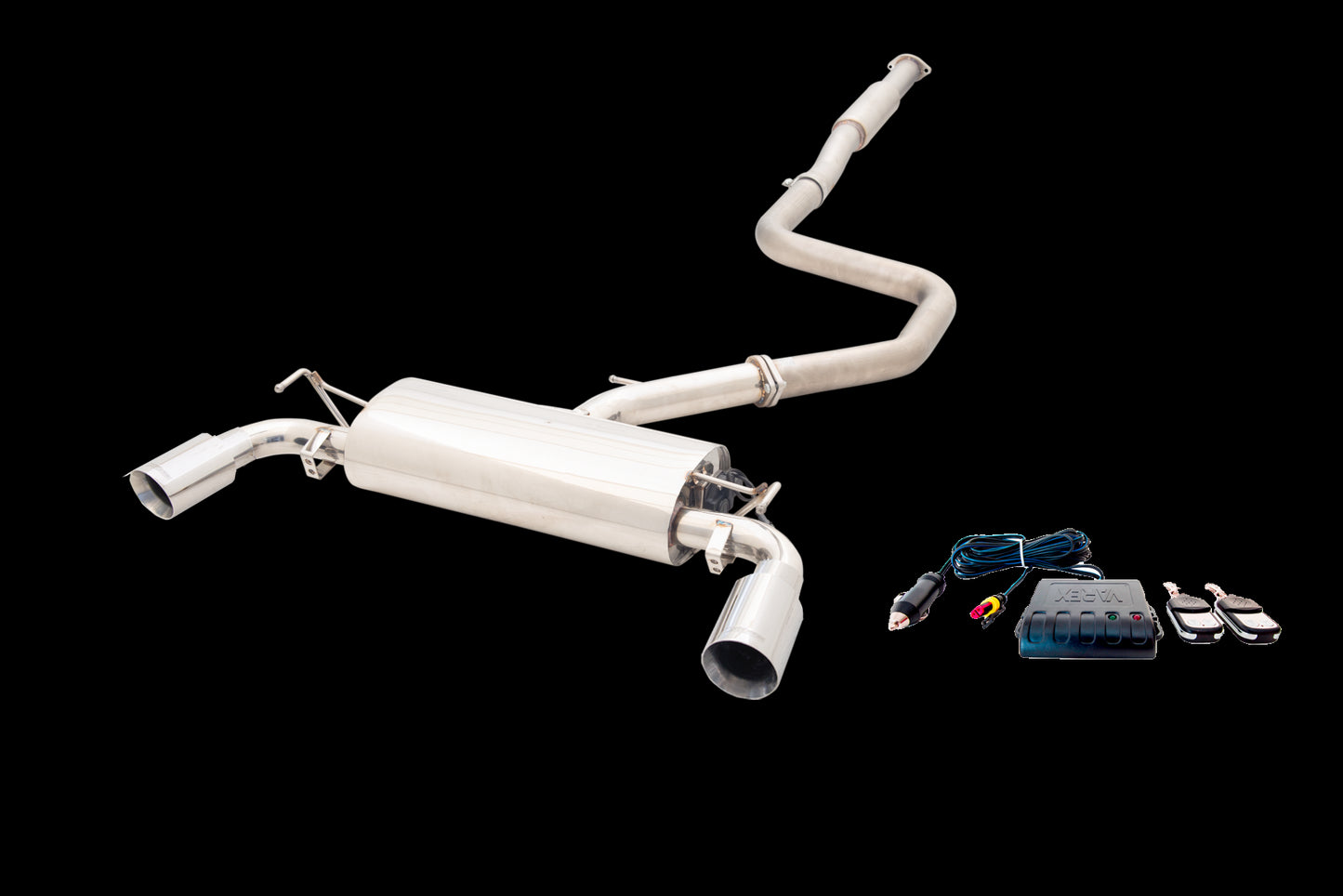 XFORCE Hyundai Veloster N/I30N 2018- Stainless Steel Cat-Back System With Varex Muffler; Exhaust System Kit ESHY30NVKCS
