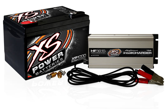 XS Power Batteries 16V AGM Batteries - 3/8" Stud Terminals Included 2400 Max Amps XP1000CK2