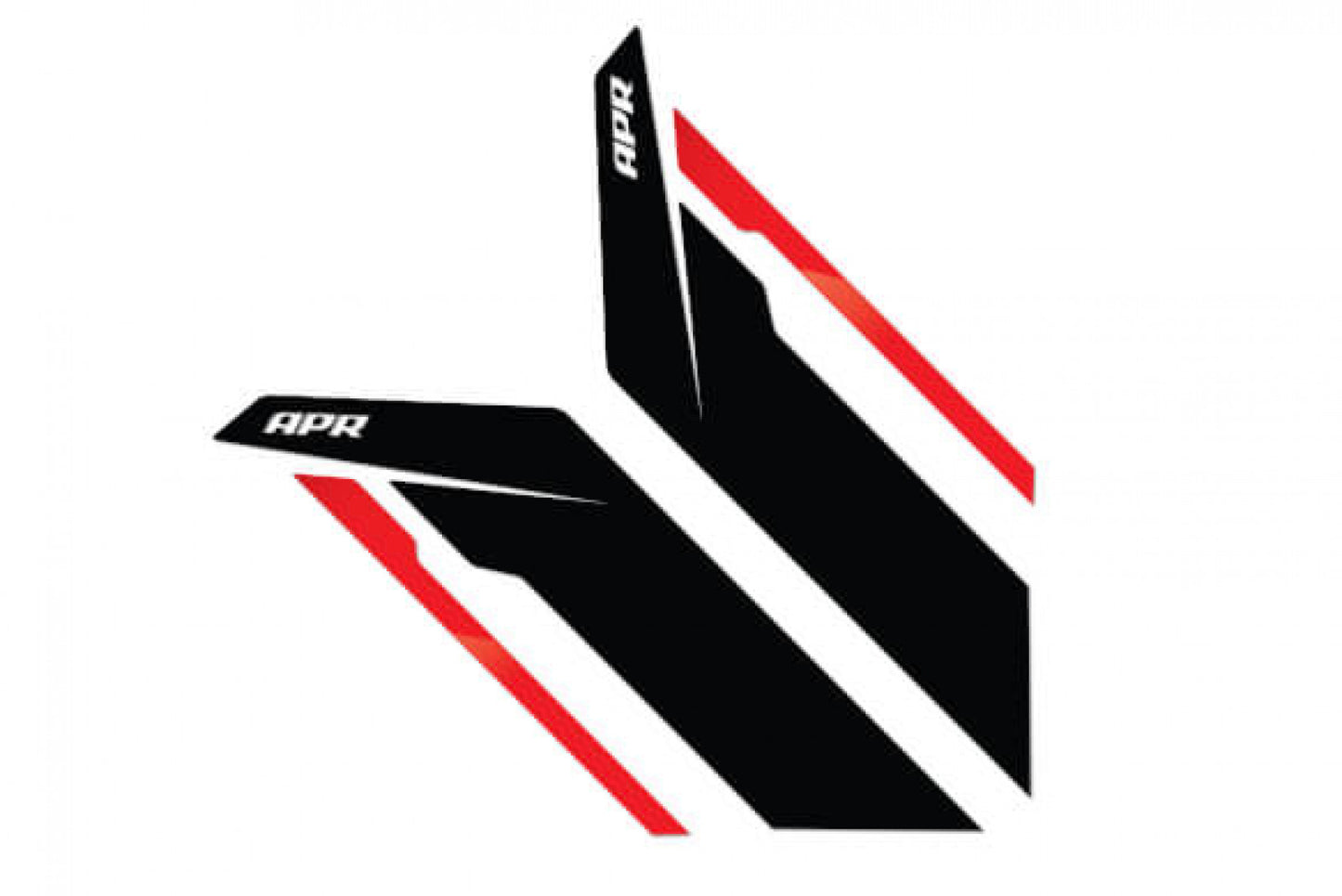 APR Sideburns - Black APR / Red Stripe PM100332