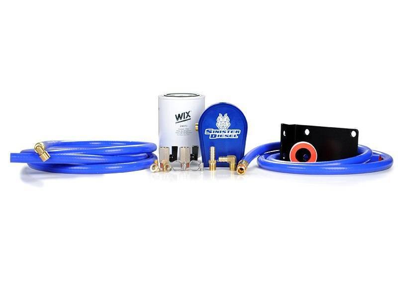Sinister Diesel Coolant Filtration System (w/ WIX) For 2007.5-2012 Dodge Cummins 6.7L SD-COOLFIL-6.7C-W
