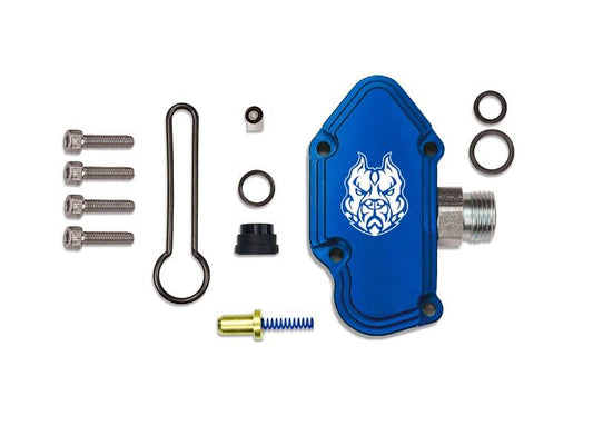 Sinister Diesel Blue Spring Kit With Billet Spring Housing For 2003-2007 Ford Powerstroke 6.0L SD-FUELBLK-6.0