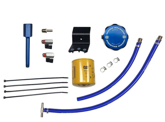 Sinister Diesel Coolant Filtration System (W/ CAT) For 2017-2019 Ford Powerstroke 6.7L SD-CF-6.7P-17