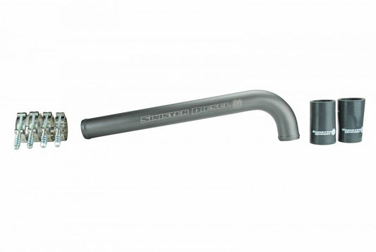 Sinister Diesel Radiator Pipe For 2003-2007 Dodge/RAM Cummins 5.9L (Gray) SD-5.9CRP03-GRY