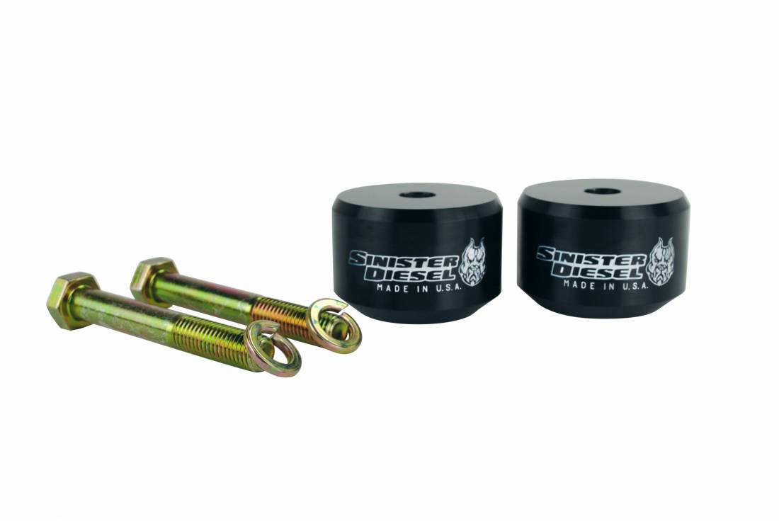 Sinister Diesel Leveling Kit For Ford Powerstroke 2005-2016 Black (4wd Only) SD-0510LVL-BLK