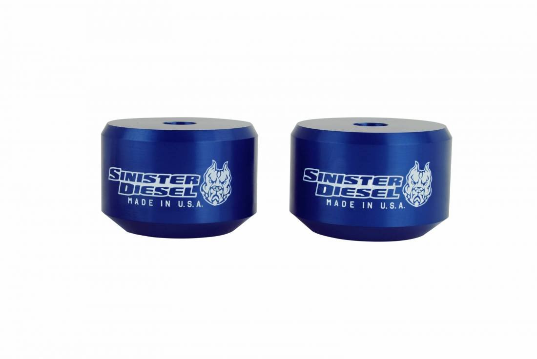Sinister Diesel Leveling Kit For Ford Powerstroke 2005-2016 Blue (4wd Only) SD-0510LVL-BLU
