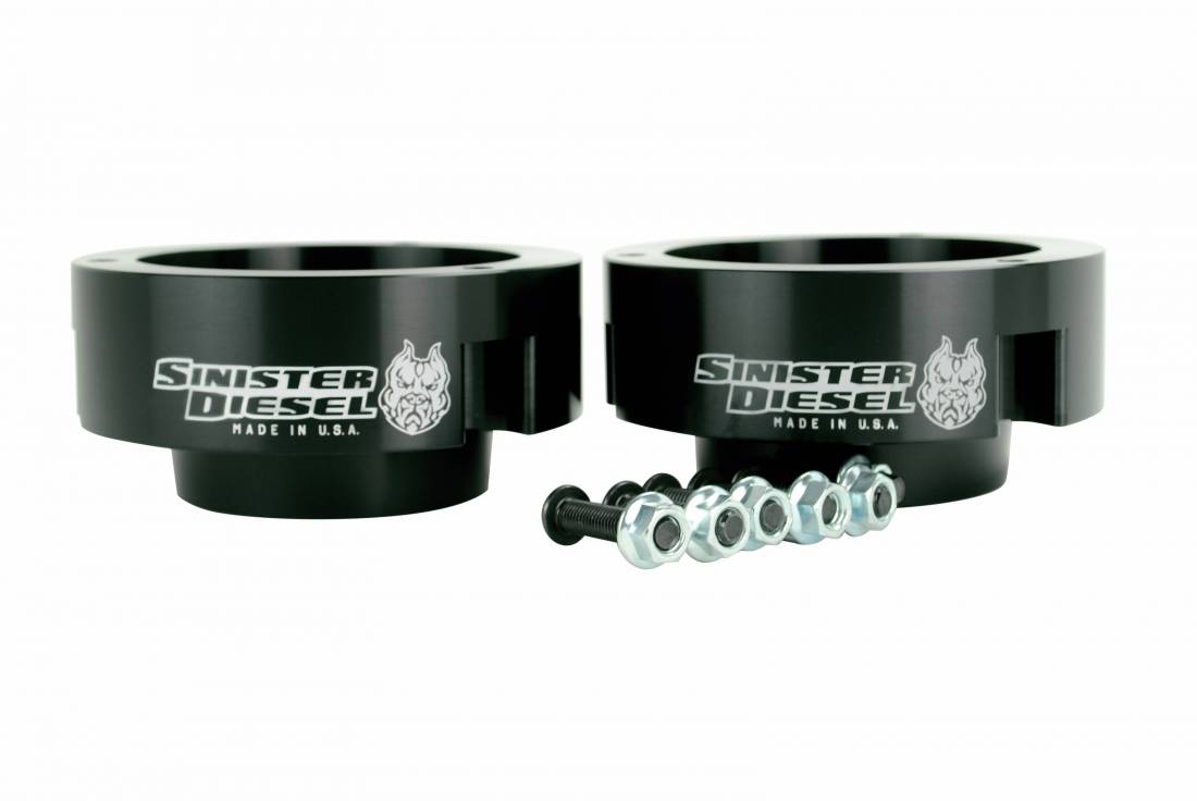 Sinister Diesel 2" Leveling Kit For Dodge Cummins 1994-2012 Black (4wd Only) SD-9409LVL-BLK