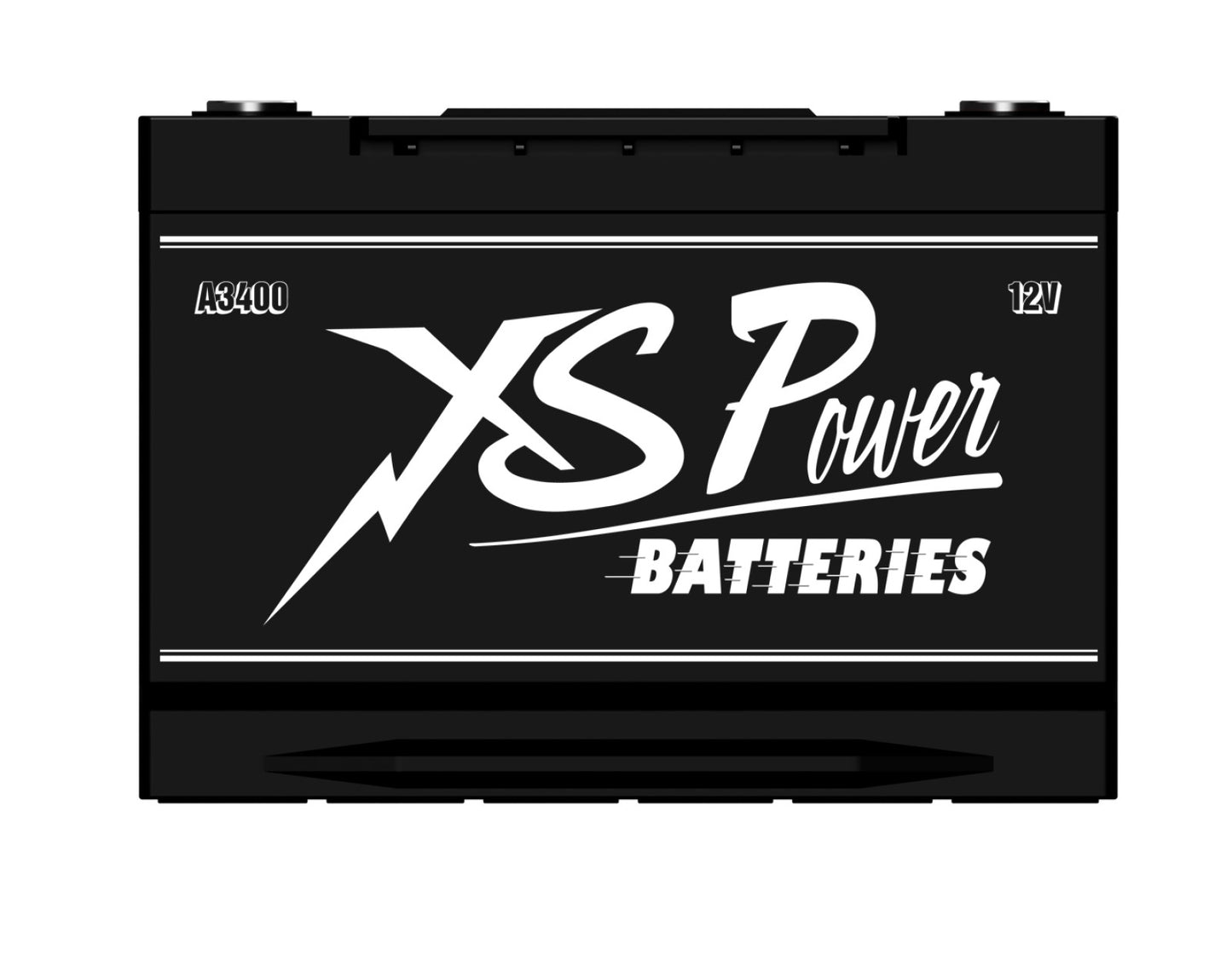 XS Power Batteries 12V AGM Retro Series Batteries - M6 Terminal Bolts Included 3300 Max Amps A3400