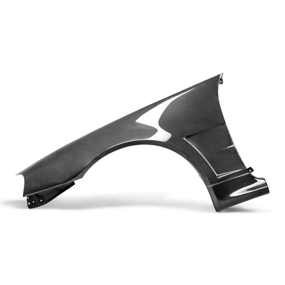 Seibon Carbon FF9901NSR34-NSW NSW-style carbon fiber fenders for 1999-2001 Nissan Skyline R34 (10 mm wider)