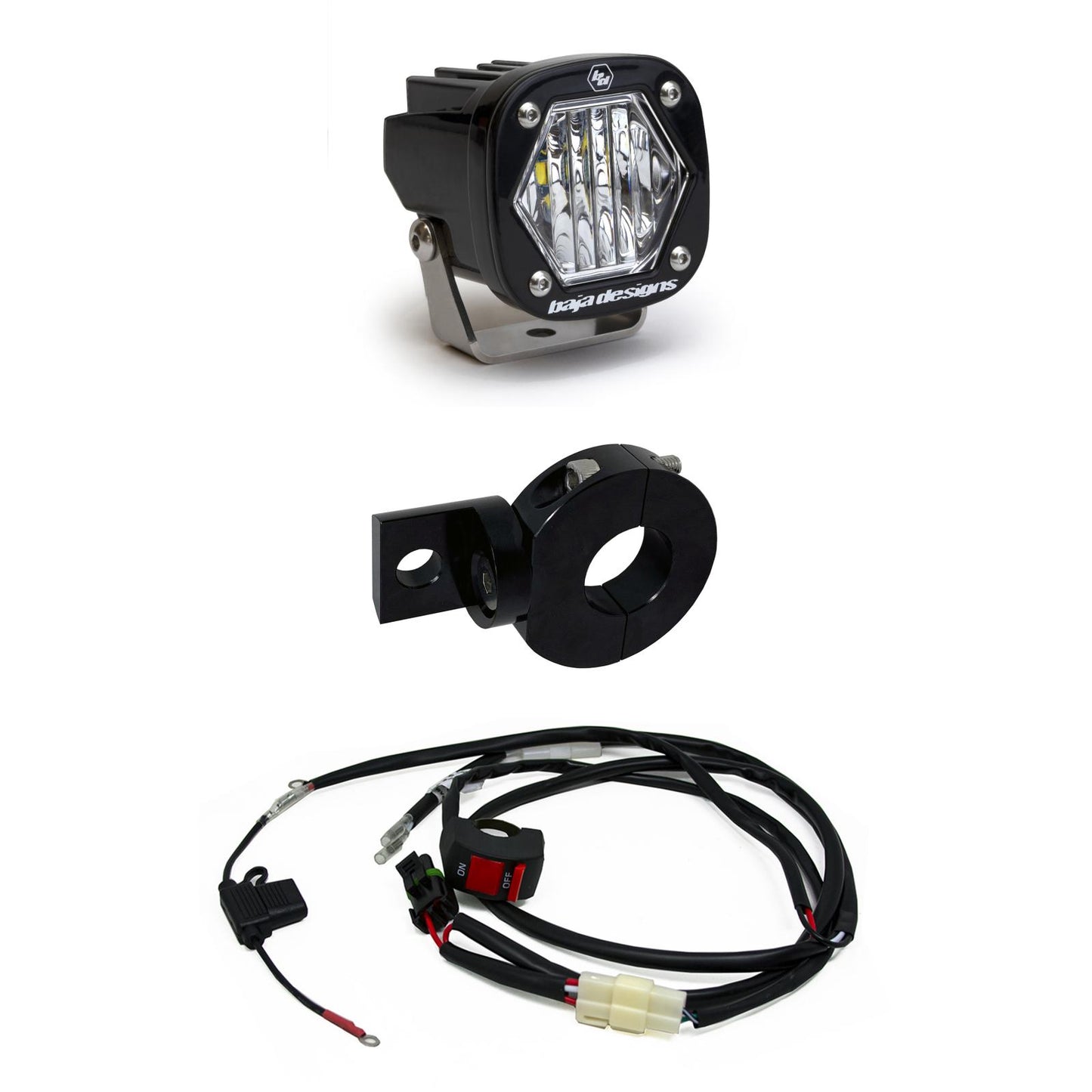 Baja Designs Moto Electric Start Pit Bike S1 Auxiliary Light Kit 387002