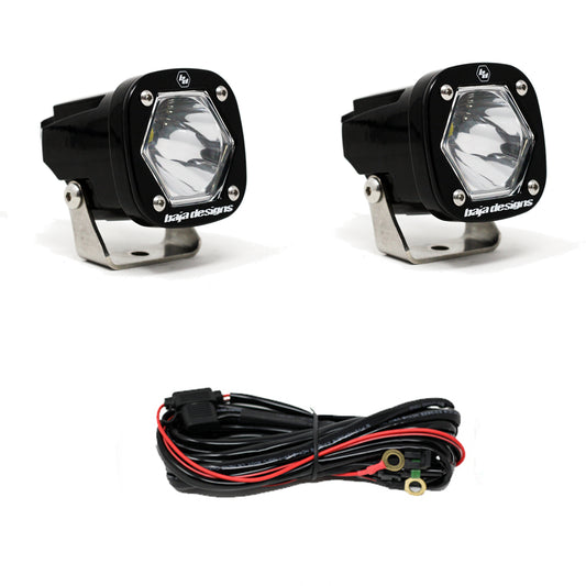 Baja Designs S1 Black LED Auxiliary Light Pod Pair 387801