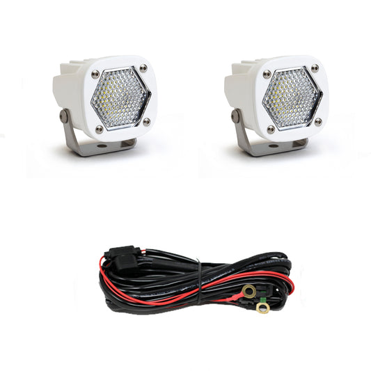 Baja Designs S1 White LED Auxiliary Light Pod Pair 387806WT