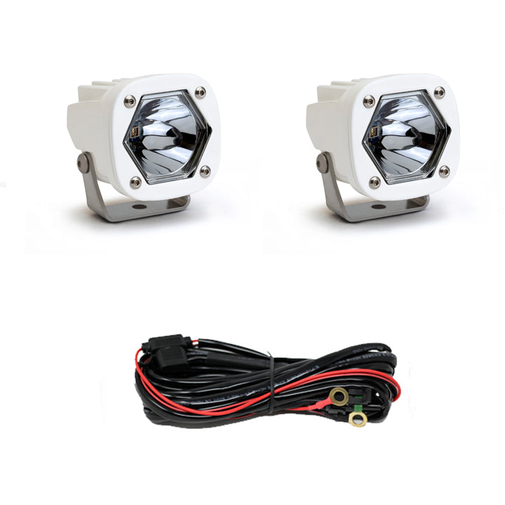 Baja Designs S1 White Laser Auxiliary Light Pod Pair 387807WT