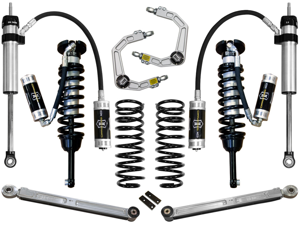 ICON Vehicle Dynamics 03-09 4RUNNER/FJ 0-3" STAGE 5 SUSPENSION SYSTEM W BILLET UCA K53055