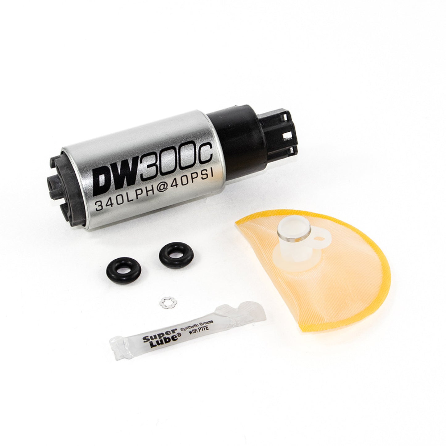 Deatschwerks DW300C series, 340lph compact fuel pump without mounting clips and install kit for IV Gen Holden Commodore 07-13 6.0 V8 DEW-9-307-1018