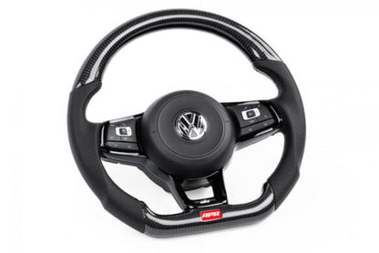APR Carbon Fiber Steering Wheel W/ Perforated Leather - VW / Mk7 Golf R / GTi / Gli MS100206
