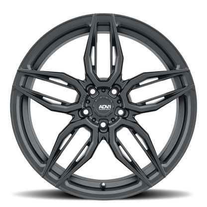 ADV.1 20x12 ADV005 DC 5x130 ET45 BS8.3 Satin BLK 71.6 Wheel V20202030P45