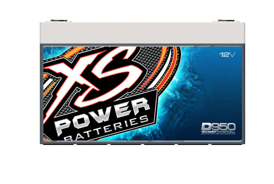 XS Power Batteries 12V AGM D Series Batteries - M6 Terminal Bolts Included 2100 Max Amps D950