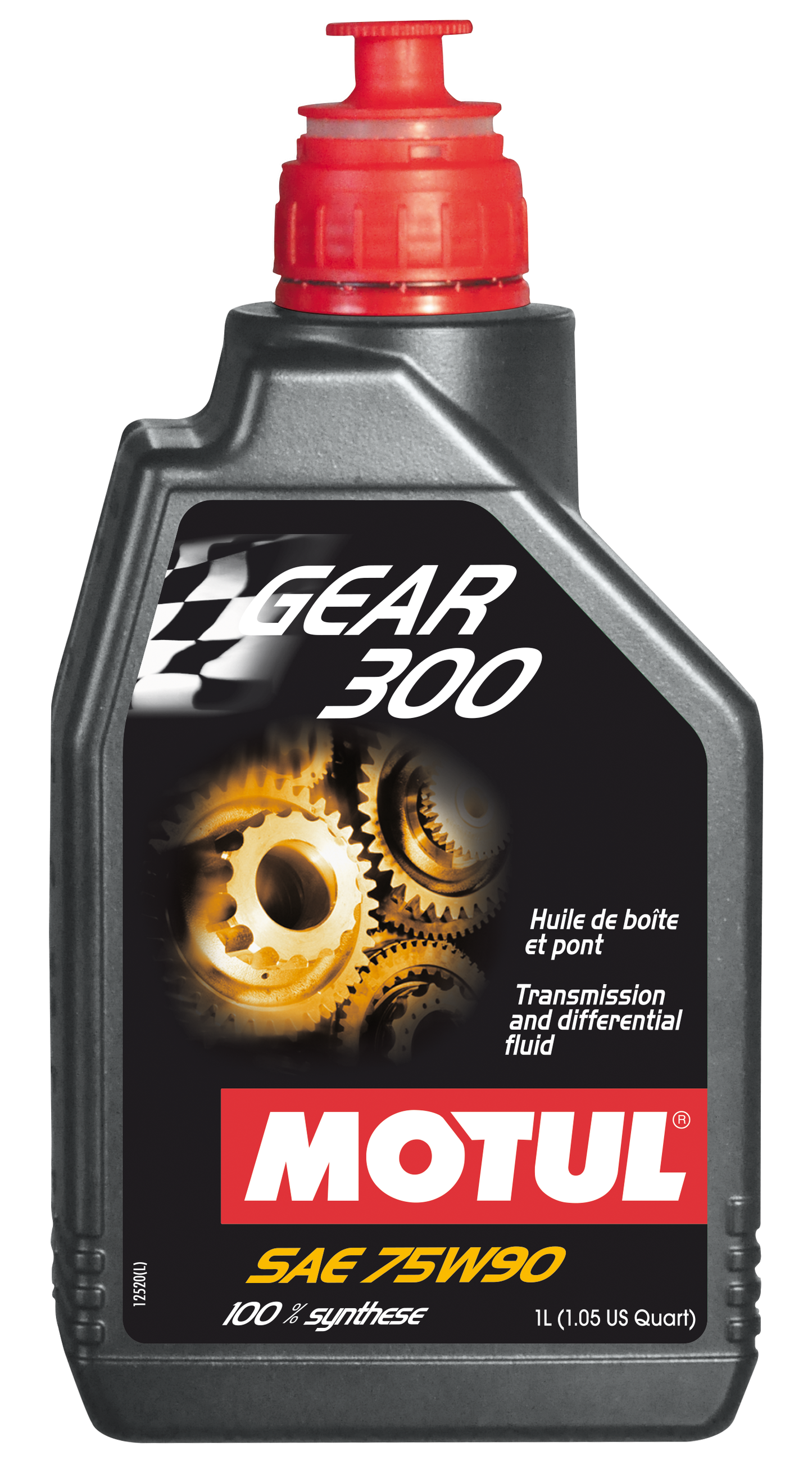 Motul GEAR 300 75W90 - 1L - Fully Synthetic Transmission fluid - Ester based 105777