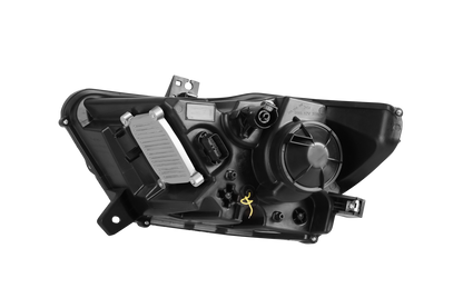 RENEGADE 2015-2017 Mustang Full LED high/Low beam Sequentail Head light - Glossey Black/Clear WINJET-CHRNG0687-B-SQ