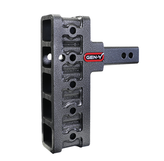 GEN-Y Hitch MEGA-DUTY 2" Offset Shank 2.5" Rise 7.5" Drop 1.5K TW 10K Hitch Only GH-405