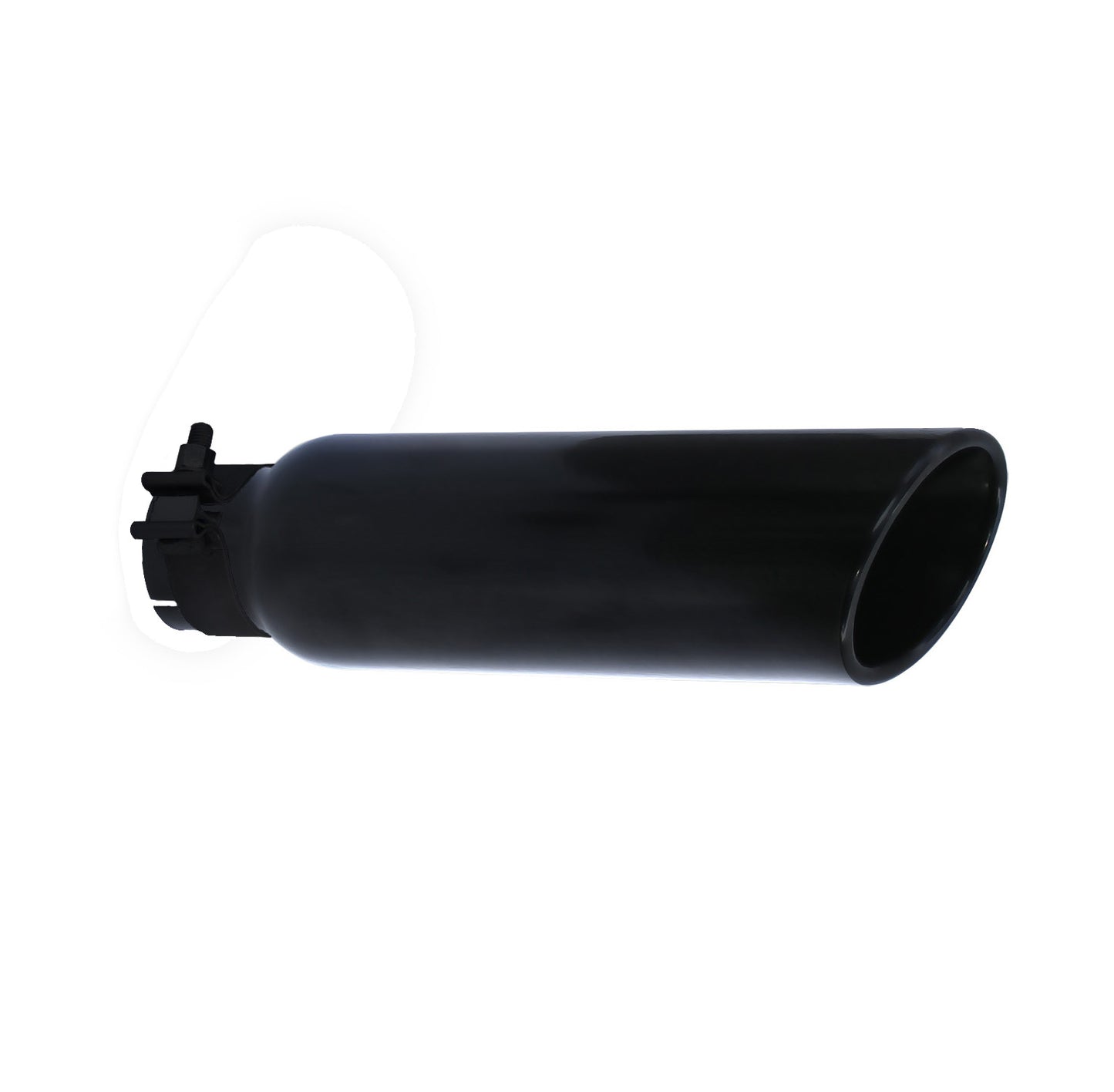 Go Rhino GRT234414B Black Powder Coated Stainless Steel Exhaust Tip Textured Black
