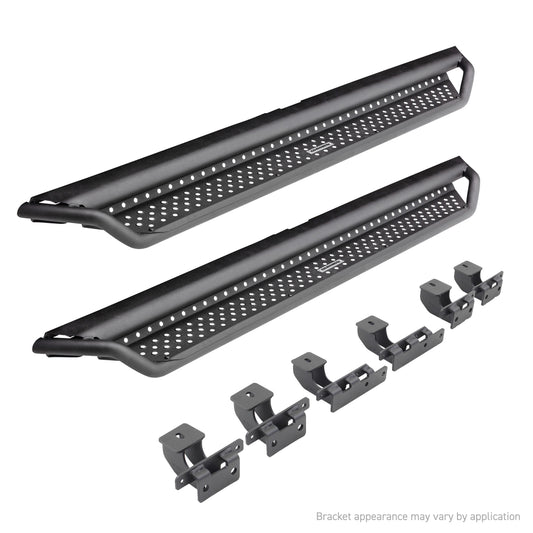Go Rhino D14054T Dominator Xtreme D1 SideSteps With Mounting Bracket Kit Textured Black