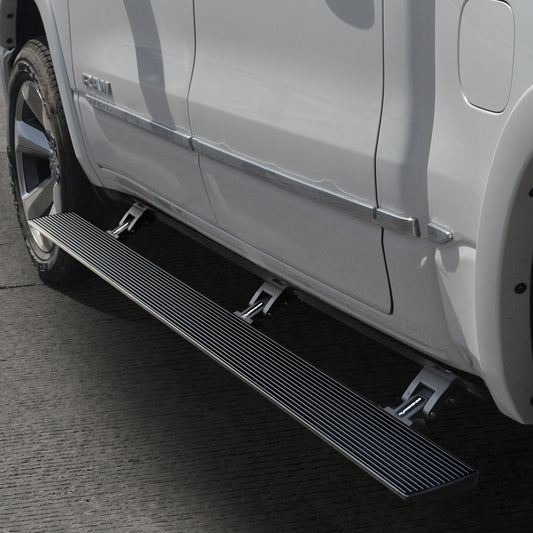 Go Rhino 20436687PC E1 Electric Running Boards With Mounting Brackets Textured Black
